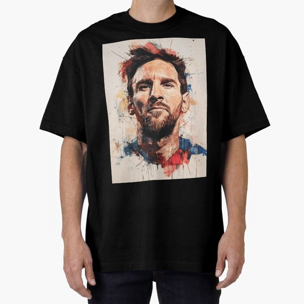 Lionel Messi Oversized T-Shirt Show Fan Pride Across FIFA World Cup 2026 USA Canada Mexico Driven by Neymar, Portugal, Spain and Germany Energy, Stadium Chants, National Pride, Trophy Dreams and Unforgettable Football Memories; Perfect for