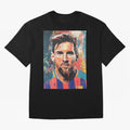 Lionel Messi Oversized T-Shirt Enjoy FIFA World Cup 2026 Group Stage for Fans of Neymar and Brazil, Portugal and Argentina, Bringing Vintage Soccer Flavor, Modern Football Stars, National Flags and Final Night Emotion; Created for Match Day