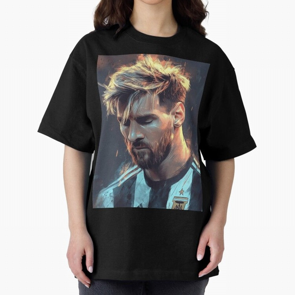 leo Messi Oversized T-Shirt Back the Journey through FIFA World Cup 2026 Group Stage with Neymar, Haaland and Cristiano Ronaldo, Brazil Energy, Worldwide Fan Energy, Dramatic Goals, Stadium Lights and Championship Celebrations; Built for Supporters