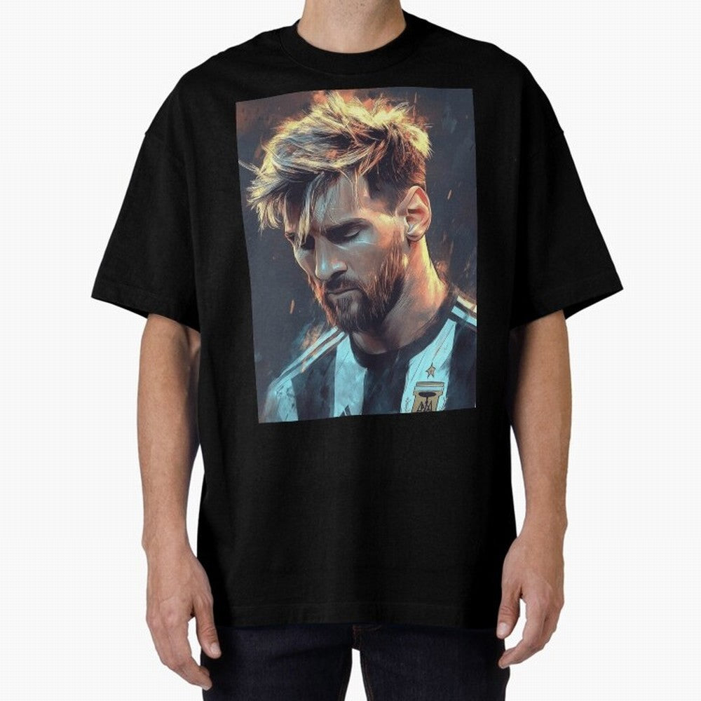 leo Messi Oversized T-Shirt Back the Journey through FIFA World Cup 2026 Group Stage with Neymar, Haaland and Cristiano Ronaldo, Brazil Energy, Worldwide Fan Energy, Dramatic Goals, Stadium Lights and Championship Celebrations; Built for Supporters