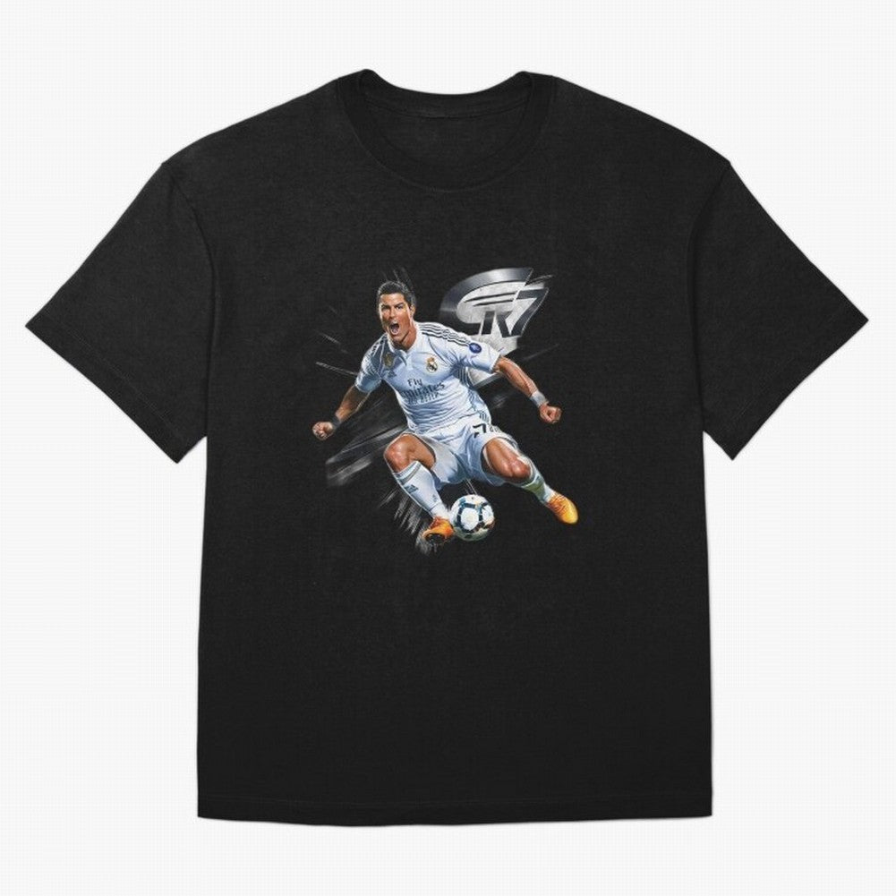 CR7 Ronaldo Legacy GOAT Soccer Fan T-Shirt ¨C Ultimate Football Icon Oversized T-Shirt Follow the Road to Global Football Passion for FIFA World Cup 2026, Filled with Neymar, Brazil, Match Day Excitement, Supporter Culture, Golden Goals and Global