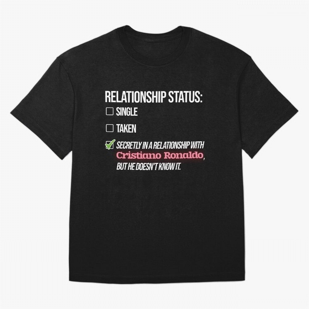 Relationship with Cristiano Ronaldo Oversized T-Shirt Celebrate the Biggest Stage of FIFA World Cup 2026 Group Stage for Fans of Messi and Portugal, Bringing Soccer Culture, Superstar Moments, National Team Dreams and Competitive Fire; Perfect for