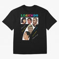 LEGENDS OF FOOTBALL Oversized T-Shirt Step into FIFA World Cup 2026 Group Stage Driven by Messi, Neymar and Mbappe, England, France and Netherlands Energy, Football Festival Excitement, Trophy Ambitions, Country Rivalries and Star Player Buzz;