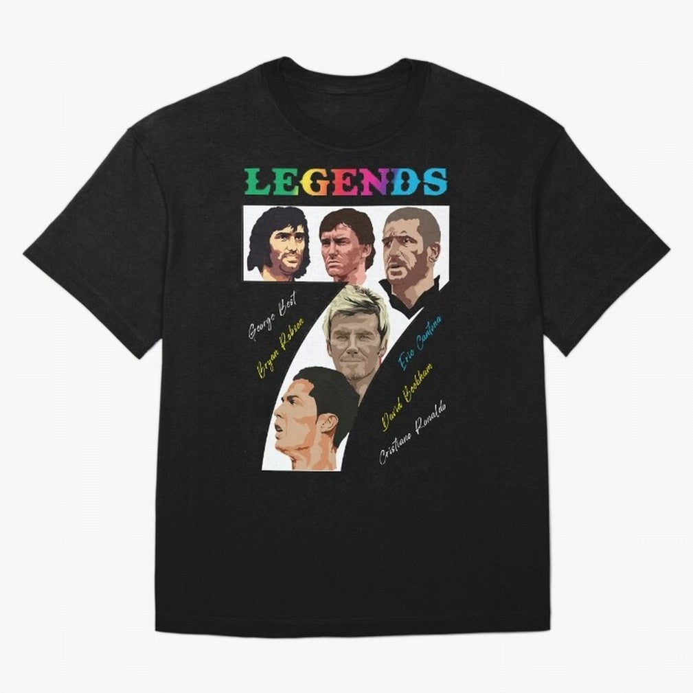 LEGENDS OF FOOTBALL Oversized T-Shirt Step into FIFA World Cup 2026 Group Stage Driven by Messi, Neymar and Mbappe, England, France and Netherlands Energy, Football Festival Excitement, Trophy Ambitions, Country Rivalries and Star Player Buzz;