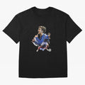 Griezmann Oversized T-Shirt Honor Football Greatness during FIFA World Cup 2026 for Fans of Messi, Neymar and Mbappe and Argentina, France and Brazil, Bringing Vintage Soccer Flavor, Modern Football Stars, National Flags and Final Night Emotion;