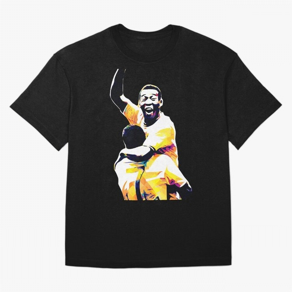 Pele Pop Art Oversized T-Shirt Bring a Vintage Feel to the FIFA World Cup 2026 Group Stage Journey through Cristiano Ronaldo, Haaland and CR7 Highlights, Brazil, Portugal and Argentina Pride, Tournament Hype, Historic Matchups, Family Viewing