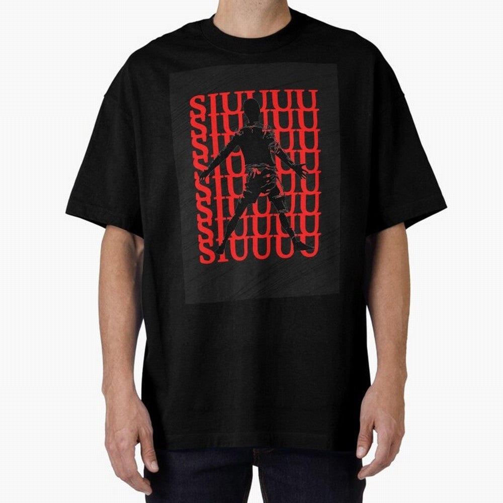 cristiano ronaldo siuuu Oversized T-Shirt Feel FIFA World Cup 2026 USA Canada Mexico Built around CR7 and Messi, Brazil Energy, Global Supporter Spirit, Legendary Goals, National Colors and Tournament Celebration; Built for Supporters Chasing