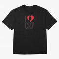 I Love Cristiano Ronaldo T-Shirt - I Celebrate National Team Dreams in FIFA World Cup 2026 for Fans of Haaland and Mbappe and Portugal, Bringing Football Festival Excitement, Trophy Ambitions, Country Rivalries and Star Player Buzz; Perfect for