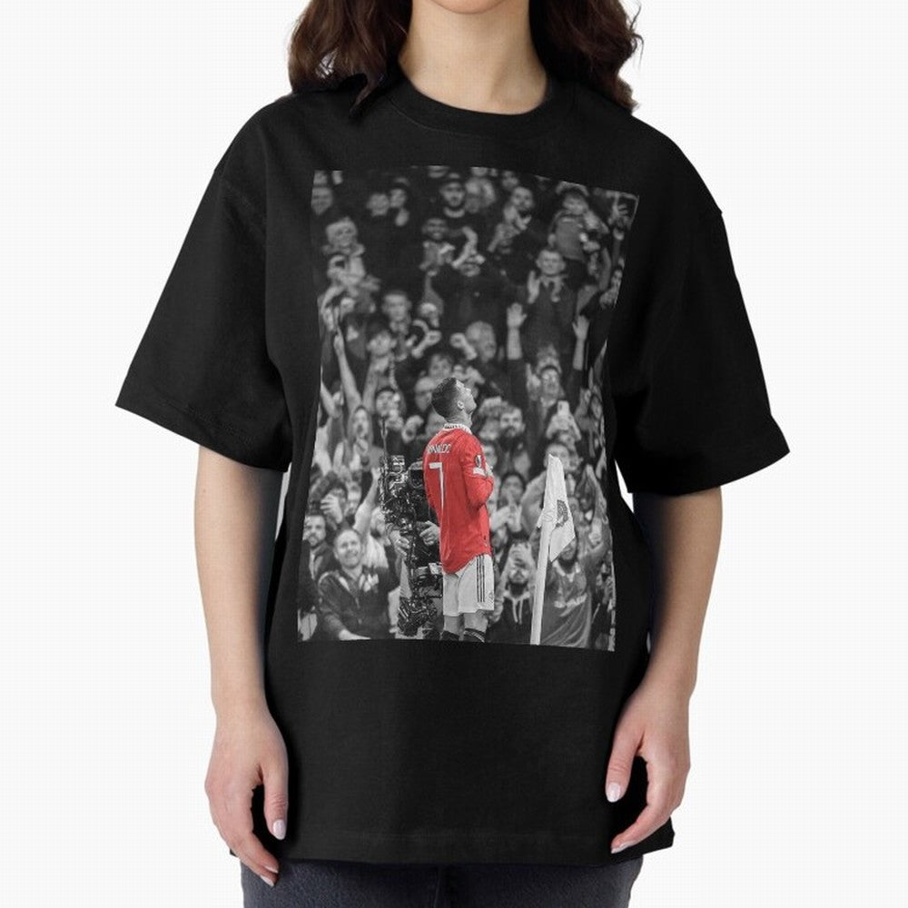 Cristiano Ronaldo Manchester United Oversized T-Shirt Represent Football Lovers during the FIFA World Cup 2026 Journey through Messi, Neymar and Mbappe Highlights, England and Germany Pride, Game Day Rituals, Football Legends, Country Pride and the