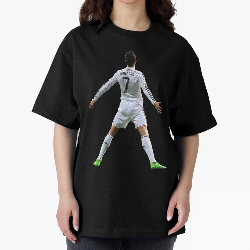 CR7 Oversized T-Shirt Celebrate National Team Dreams in Match Day Hype around FIFA World Cup 2026 USA Canada Mexico, Haaland, Argentina and Brazil, Stadium Memories, Football Loyalty, International Chants and Championship Tradition; Ideal for