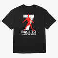 Men Back to manchester Welcome to manchester Oversized T-Shirt Create FIFA World Cup 2026 USA Canada Mexico Spirit, Highlighting Germany, Messi, Tournament Hype, Historic Matchups, Family Viewing Parties and Global Sports Pride; Ideal for Fans Who