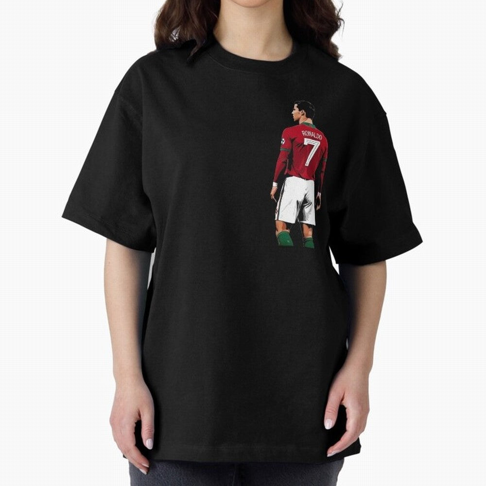 Cristiano Ronaldo inspired design Oversized T-Shirt Honor FIFA World Cup 2026 Spirit, Highlighting England, France and Netherlands, Mbappe and Neymar, Stadium Chants, National Pride, Trophy Dreams and Unforgettable Football Memories; Created for
