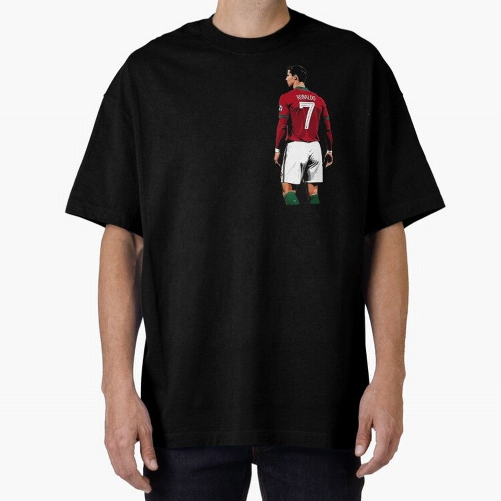 Cristiano Ronaldo inspired design Oversized T-Shirt Honor FIFA World Cup 2026 Spirit, Highlighting England, France and Netherlands, Mbappe and Neymar, Stadium Chants, National Pride, Trophy Dreams and Unforgettable Football Memories; Created for