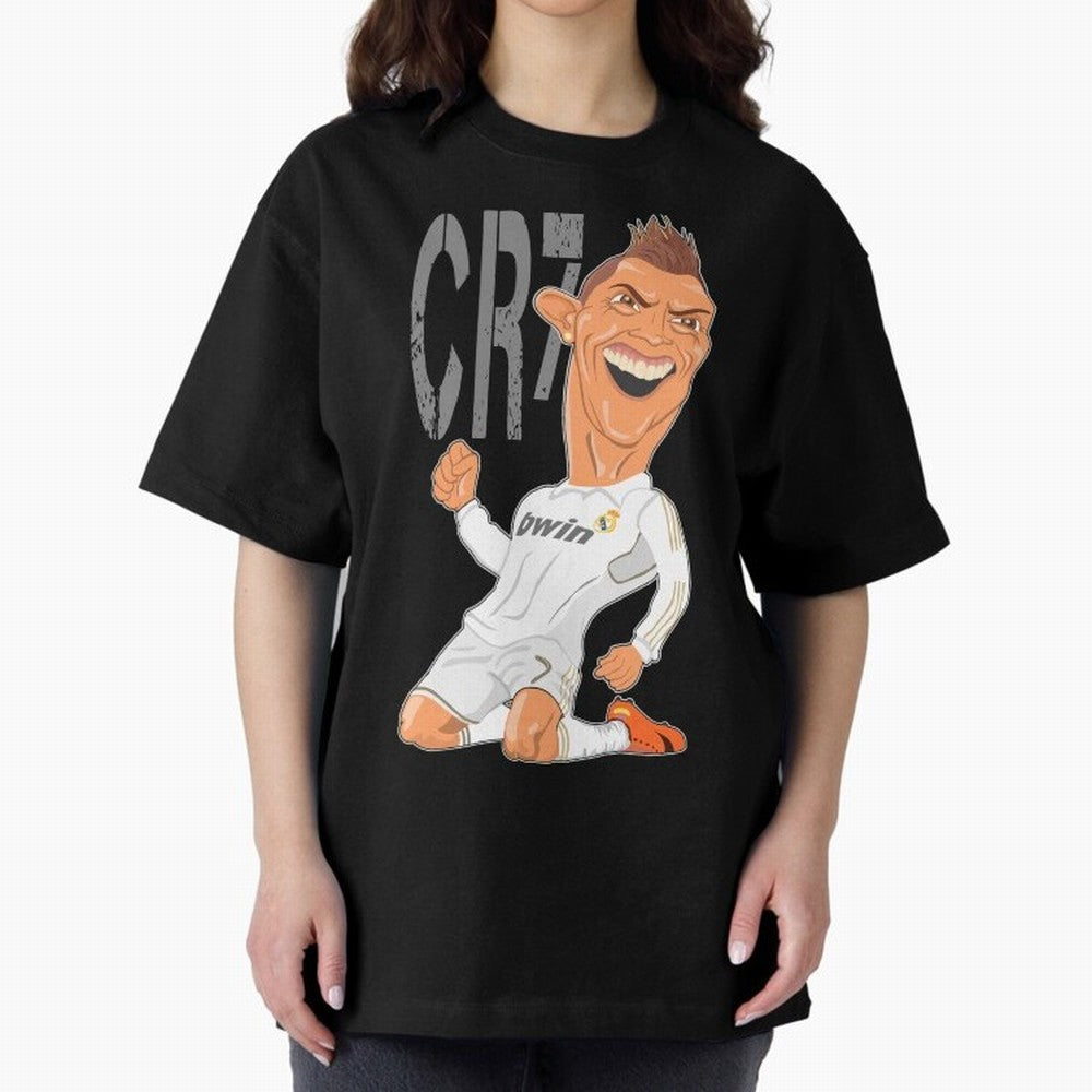 RONALDO Oversized T-Shirt Celebrate Soccer Greatness during FIFA World Cup 2026 Group Stage Inspired by Cristiano Ronaldo, England, France and Netherlands Energy, Soccer Culture, Superstar Moments, National Team Dreams and Competitive Fire; Perfect