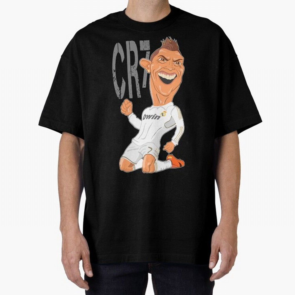RONALDO Oversized T-Shirt Celebrate Soccer Greatness during FIFA World Cup 2026 Group Stage Inspired by Cristiano Ronaldo, England, France and Netherlands Energy, Soccer Culture, Superstar Moments, National Team Dreams and Competitive Fire; Perfect