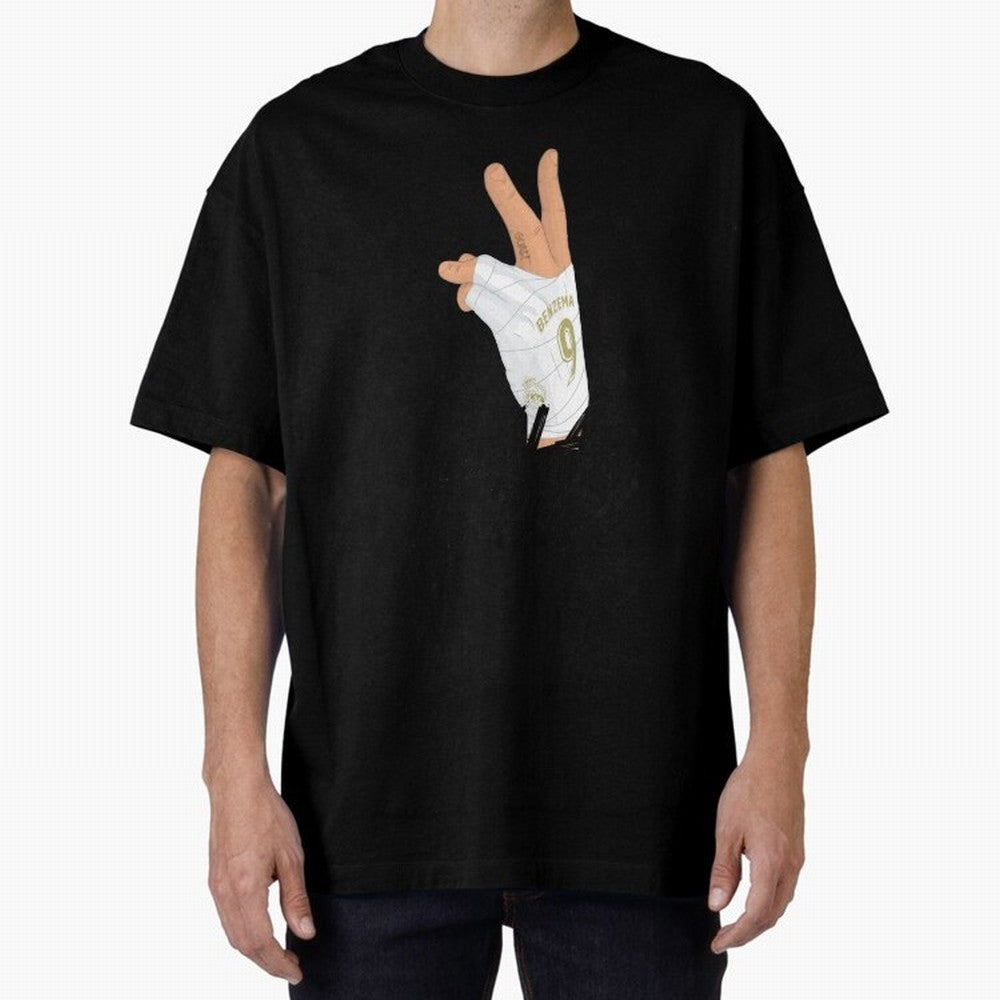 Hala Madrid No 9, Los BLancos Oversized T-Shirt Build FIFA World Cup 2026 Spirit, Filled with France and Portugal, Haaland, Goal Celebration Energy, Supporter Heritage, Football Icons and Worldwide Tournament Joy; Perfect for Fans, Collectors,