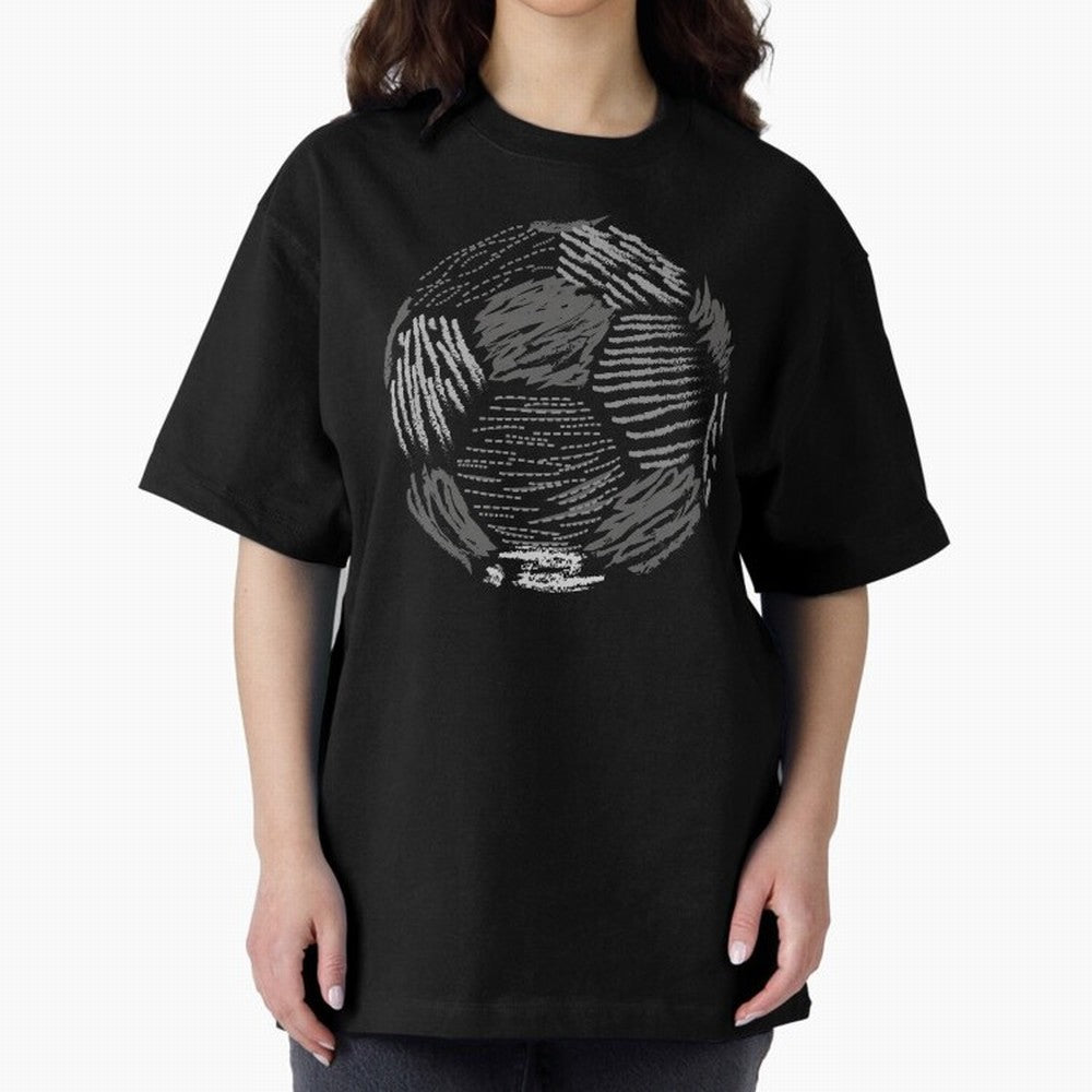 Soccer ball Oversized T-Shirt Show Your Love for the FIFA World Cup 2026 Journey through Mbappe Highlights, England, France and Netherlands Pride, Global Supporter Spirit, Legendary Goals, National Colors and Tournament Celebration; Ideal for
