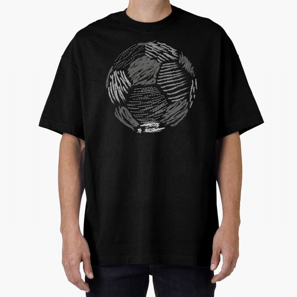 Soccer ball Oversized T-Shirt Show Your Love for the FIFA World Cup 2026 Journey through Mbappe Highlights, England, France and Netherlands Pride, Global Supporter Spirit, Legendary Goals, National Colors and Tournament Celebration; Ideal for