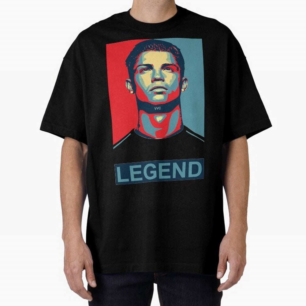cristiano ronaldo legend Es Oversized T-Shirt Honor FIFA World Cup 2026 USA Canada Mexico Celebrating Messi, Brazil Energy, Champion Mindset, Group Stage Buzz, Knockout Tension and Passionate Fan Culture; Perfect for Supporters Who Want Bold