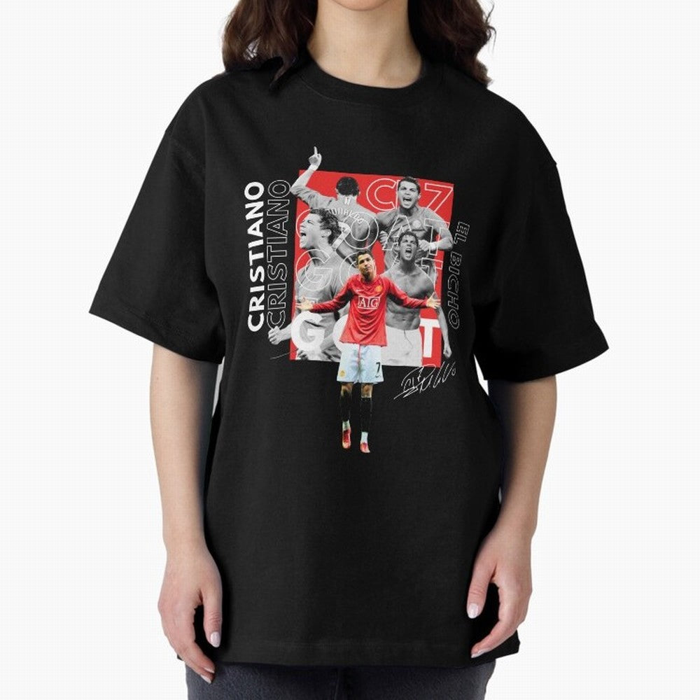 Cristiano Ronaldo CR7 Oversized T-Shirt Represent Fans Who Live for Match Day Hype around FIFA World Cup 2026 Group Stage, Cristiano Ronaldo, Haaland and CR7, Brazil, Portugal and Argentina, Champion Mindset, Group Stage Buzz, Knockout Tension and