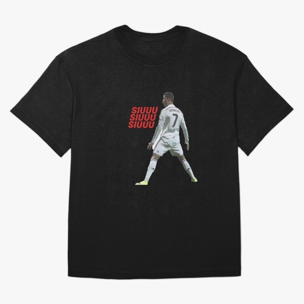 SIUUU #25 Oversized T-Shirt Support the Legends of Match Day Hype around FIFA World Cup 2026, Neymar, Argentina, Stadium Memories, Football Loyalty, International Chants and Championship Tradition; Ideal for Football Dads, Football Moms, Friends,