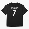 RONALDO NO.7 Oversized T-Shirt Stand Out with Spirit from FIFA World Cup 2026 Spirit, Centered on Portugal, Cristiano Ronaldo, Stadium Chants, National Pride, Trophy Dreams and Unforgettable Football Memories; Made for Collectors Who Enjoy Iconic
