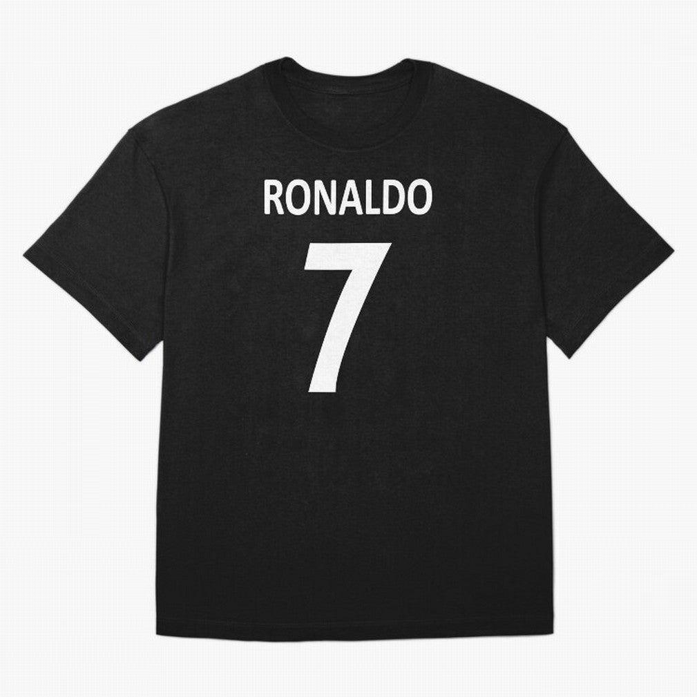 RONALDO NO.7 Oversized T-Shirt Stand Out with Spirit from FIFA World Cup 2026 Spirit, Centered on Portugal, Cristiano Ronaldo, Stadium Chants, National Pride, Trophy Dreams and Unforgettable Football Memories; Made for Collectors Who Enjoy Iconic