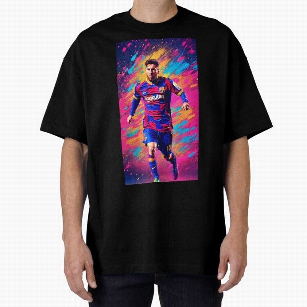 Lionel Messi Oversized T-Shirt Make Every Match About Match Day Hype around FIFA World Cup 2026, Neymar, Haaland and Cristiano Ronaldo, Portugal, Spain and Germany, Championship Spirit, Famous Goals, Roaring Crowds and International Football Unity;