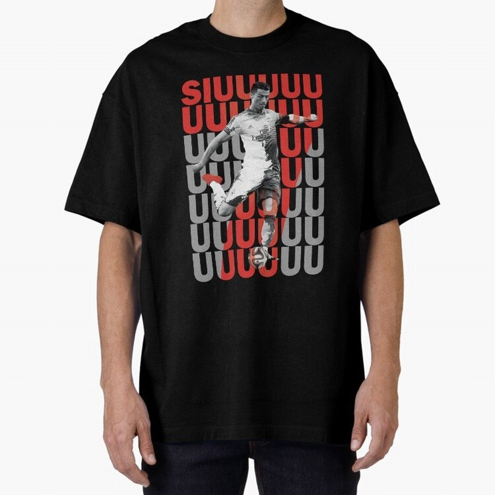 Siuuuuuu Cristiano Ronaldo Oversized T-Shirt Bring Retro Soccer Energy to FIFA World Cup 2026 Group Stage Spirit, Driven by Portugal, Spain and Germany, Haaland and Mbappe, Football History, Final Match Energy, Crowd Noise and Once in a Lifetime