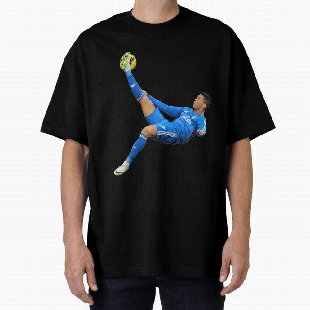 cristiano ronaldo Oversized T-Shirt Make Your Look Match FIFA World Cup 2026 USA Canada Mexico with Messi, CR7 and Mbappe, France Energy, Goal Celebration Energy, Supporter Heritage, Football Icons and Worldwide Tournament Joy; Perfect for Fans,