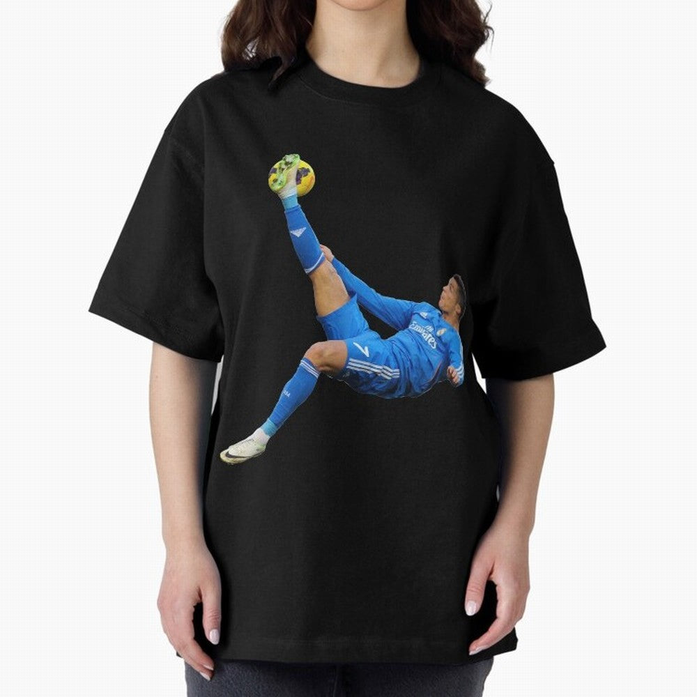 cristiano ronaldo Oversized T-Shirt Make Your Look Match FIFA World Cup 2026 USA Canada Mexico with Messi, CR7 and Mbappe, France Energy, Goal Celebration Energy, Supporter Heritage, Football Icons and Worldwide Tournament Joy; Perfect for Fans,