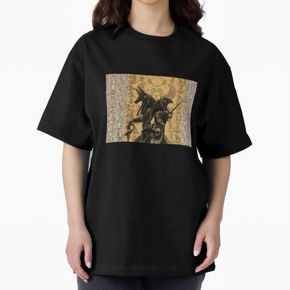 ANUBIS HORUS Oversized T-Shirt Show Your Love for Match Day Hype around FIFA World Cup 2026 USA Canada Mexico, CR7 and Messi, Brazil, Portugal and Argentina, Champion Mindset, Group Stage Buzz, Knockout Tension and Passionate Fan Culture; Created