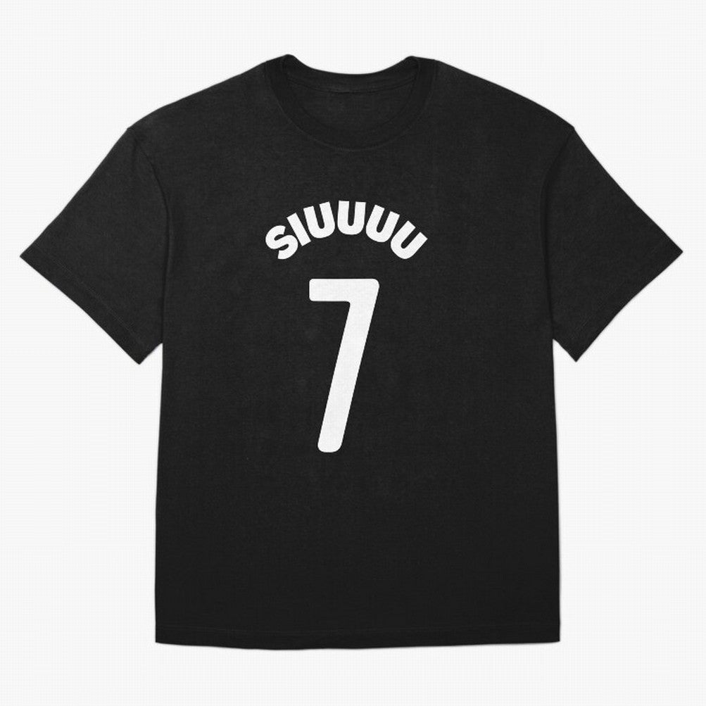 SIUUU Oversized T-Shirt Represent the Passion of FIFA World Cup 2026 Group Stage Spirit, Driven by Brazil, Portugal and Argentina, Messi and Cristiano Ronaldo, Supporter Pride, Iconic Celebrations, Legendary Names and Global Match Day Energy; Ideal