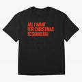 Cristiano Ronaldo - All I Want For Christmas Is Siuuuuuu Oversized T-Shirt Relive Legendary Nights from the FIFA World Cup 2026 USA Canada Mexico Journey through Messi Highlights, Argentina, France and Brazil Pride, Vintage Soccer Flavor, Modern