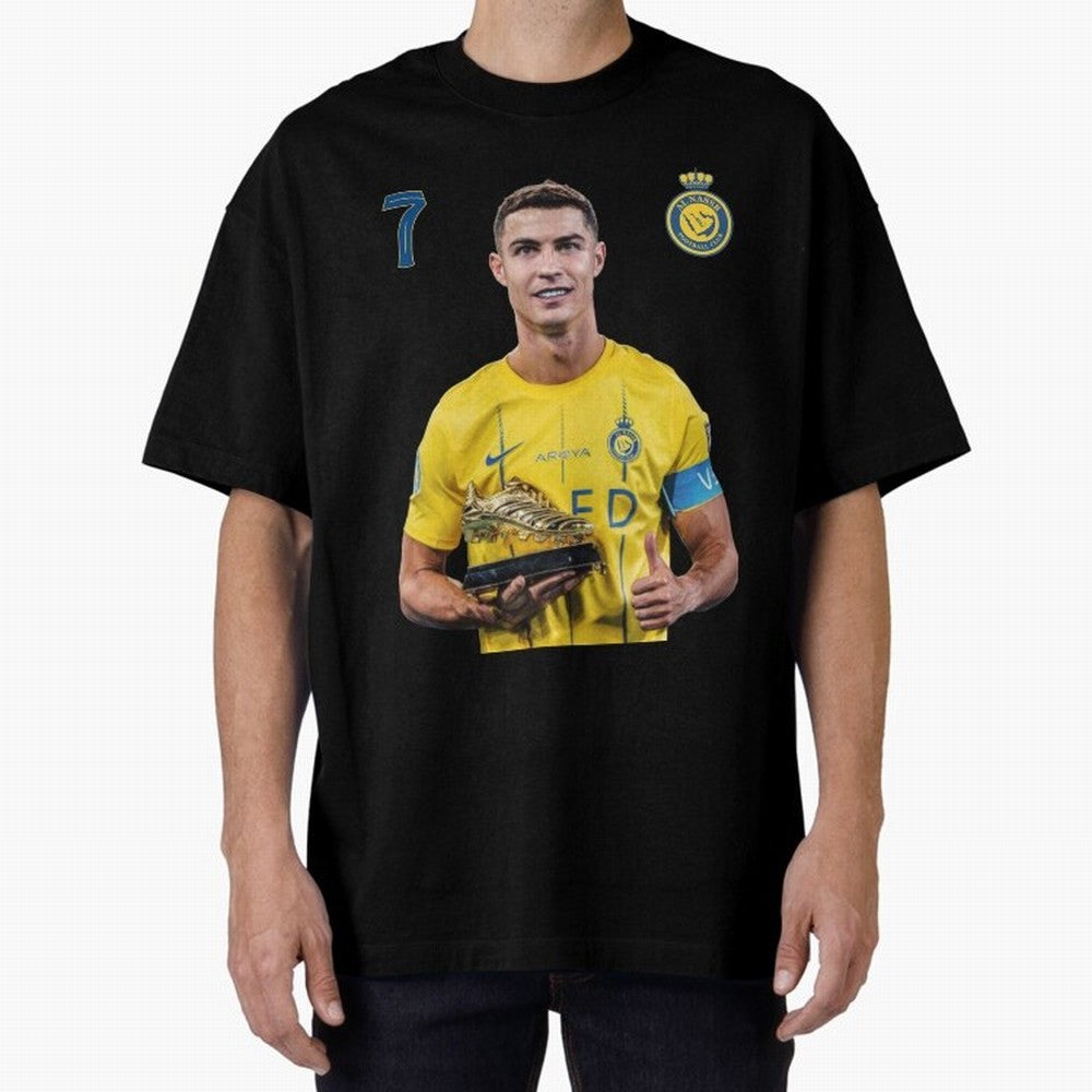 Cr7 cristiano ronaldo red black yellow blue milano real madid ronaldo cr ronaldo cristiano Portugal 7 9 united alnassr al nassr nassr al nassar hilal Oversized T-Shirt Build Global Football Passion for FIFA World Cup 2026 USA Canada Mexico,