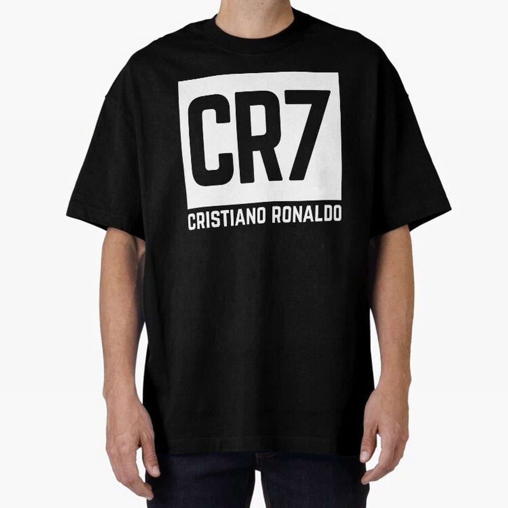 Cristiano Ronaldo white Oversized T-Shirt Bring Match Day Fire to FIFA World Cup 2026 USA Canada Mexico with Cristiano Ronaldo, Haaland and CR7, France and Portugal Energy, Classic Soccer Heritage, Championship Pressure, Fan Loyalty and