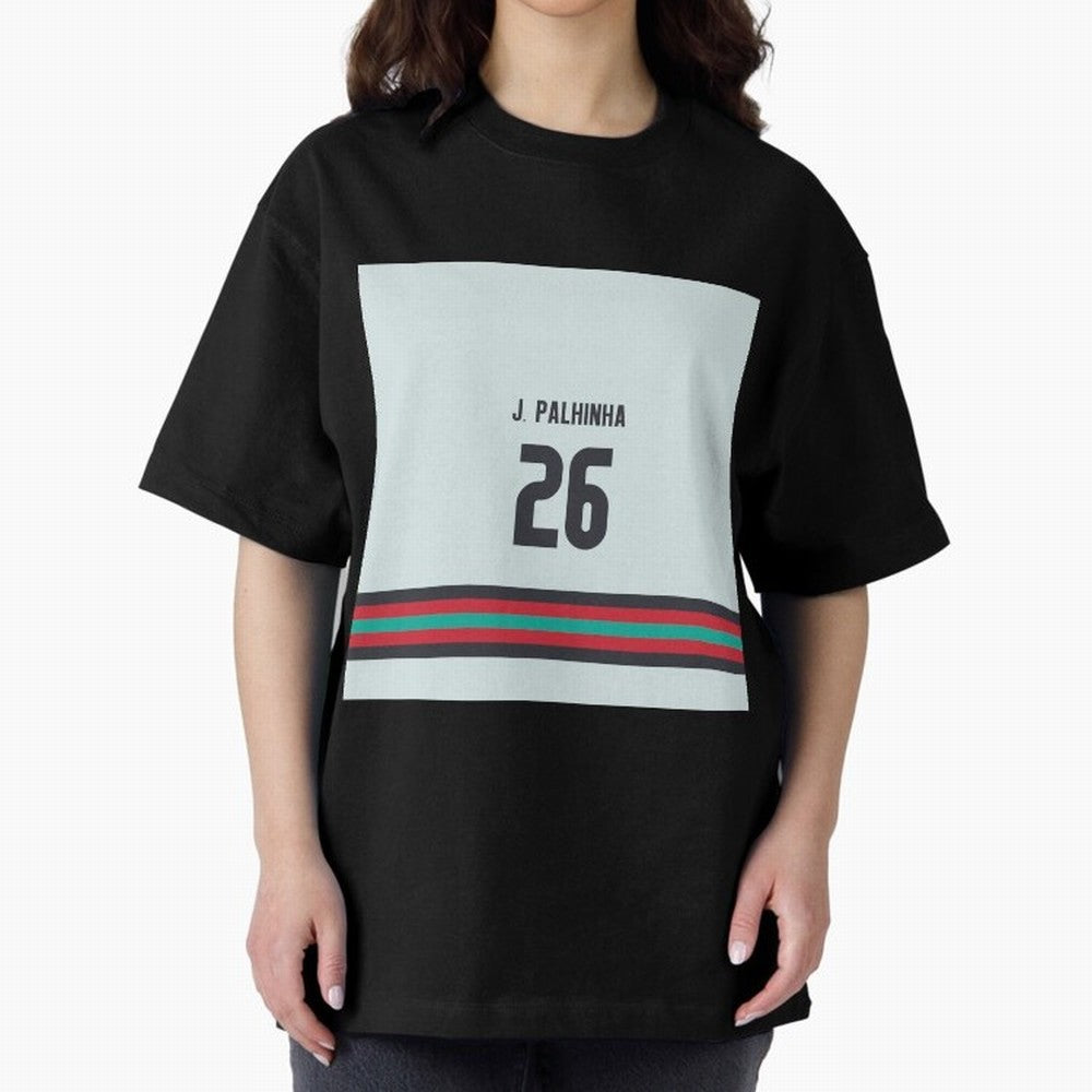 Palhinha Portugal Away Oversized T-Shirt Bring Bold Fan Energy to Global Football Passion for FIFA World Cup 2026, Highlighting CR7 and Messi, France and Portugal, Supporter Pride, Iconic Celebrations, Legendary Names and Global Match Day Energy;