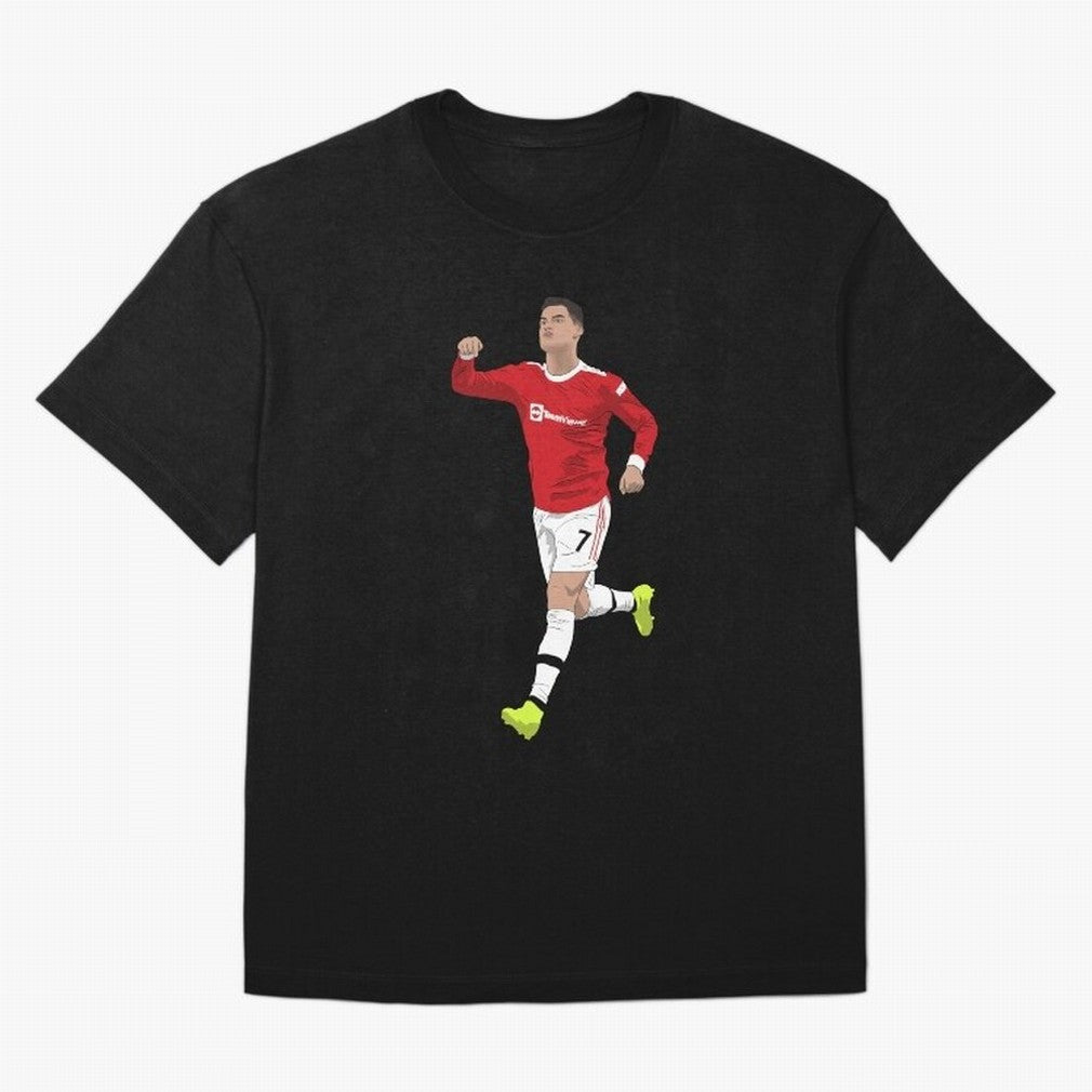 Cristiano Ronaldo Right Here Goal Celebration Oversized T-Shirt Show Love for Legendary Goals in Global Football Passion for FIFA World Cup 2026, Built around CR7, Argentina, Global Supporter Spirit, Legendary Goals, National Colors and Tournament