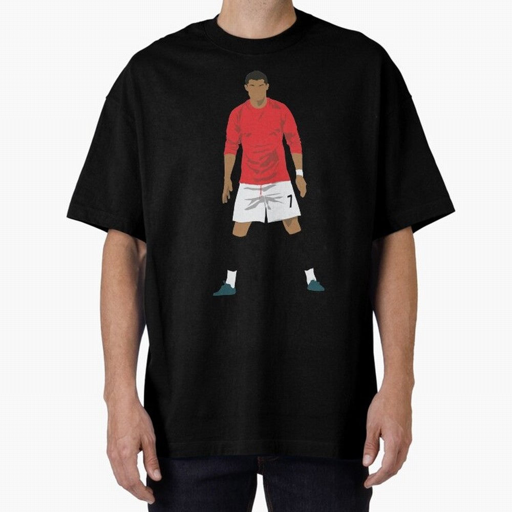 Cristiano Ronaldo MUFC Oversized T-Shirt Celebrate the Biggest Stage of the FIFA World Cup 2026 Group Stage Journey through Messi and Cristiano Ronaldo Highlights, Spain Pride, Champion Mindset, Group Stage Buzz, Knockout Tension and Passionate Fan