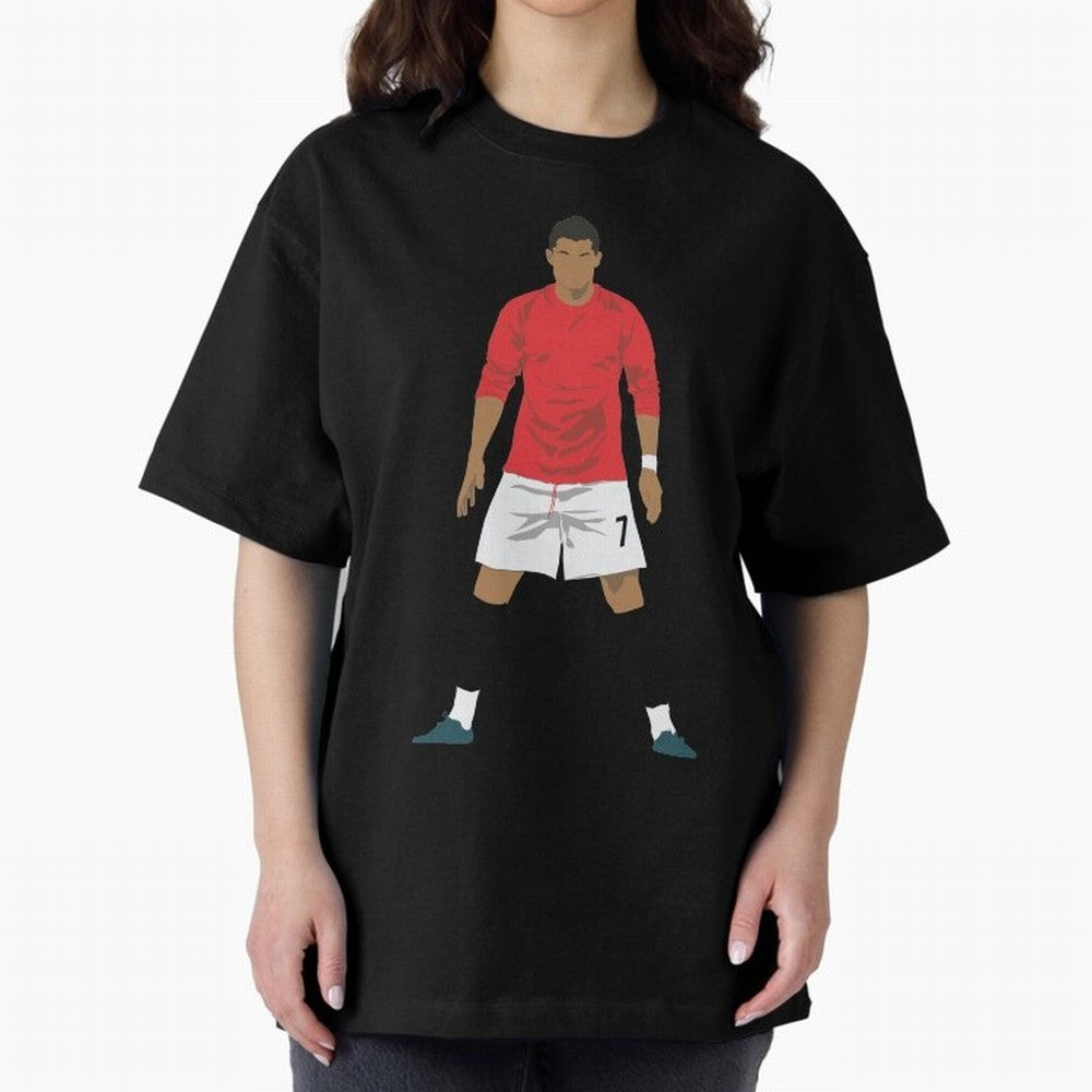 Cristiano Ronaldo MUFC Oversized T-Shirt Celebrate the Biggest Stage of the FIFA World Cup 2026 Group Stage Journey through Messi and Cristiano Ronaldo Highlights, Spain Pride, Champion Mindset, Group Stage Buzz, Knockout Tension and Passionate Fan