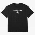Siuuu Oversized T-Shirt Refresh Global Football Passion for FIFA World Cup 2026 USA Canada Mexico, Made for Messi, CR7 and Mbappe, Brazil, Champion Mindset, Group Stage Buzz, Knockout Tension and Passionate Fan Culture; Ideal for Passionate Fans