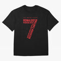 The Magnificent Seven - Man Utd Oversized T-Shirt Bring Match Day Fire to FIFA World Cup 2026 USA Canada Mexico for Fans of CR7 and Messi and England and Germany, Bringing Match Day Excitement, Supporter Culture, Golden Goals and Global Football