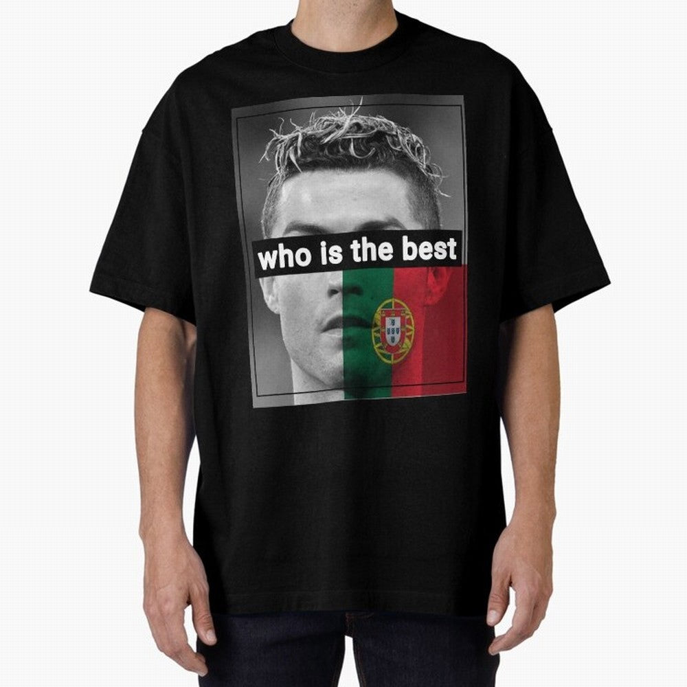 ronaldo Oversized T-Shirt Celebrate the Next Chapter of FIFA World Cup 2026 for Fans of CR7 and Messi and Argentina, France and Brazil, Bringing Champion Mindset, Group Stage Buzz, Knockout Tension and Passionate Fan Culture; Ideal for Fans Who