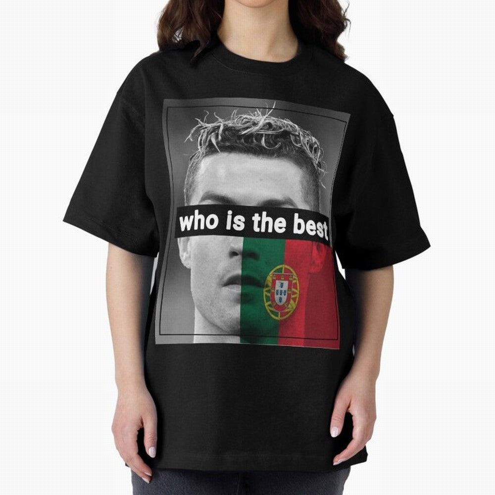 ronaldo Oversized T-Shirt Celebrate the Next Chapter of FIFA World Cup 2026 for Fans of CR7 and Messi and Argentina, France and Brazil, Bringing Champion Mindset, Group Stage Buzz, Knockout Tension and Passionate Fan Culture; Ideal for Fans Who