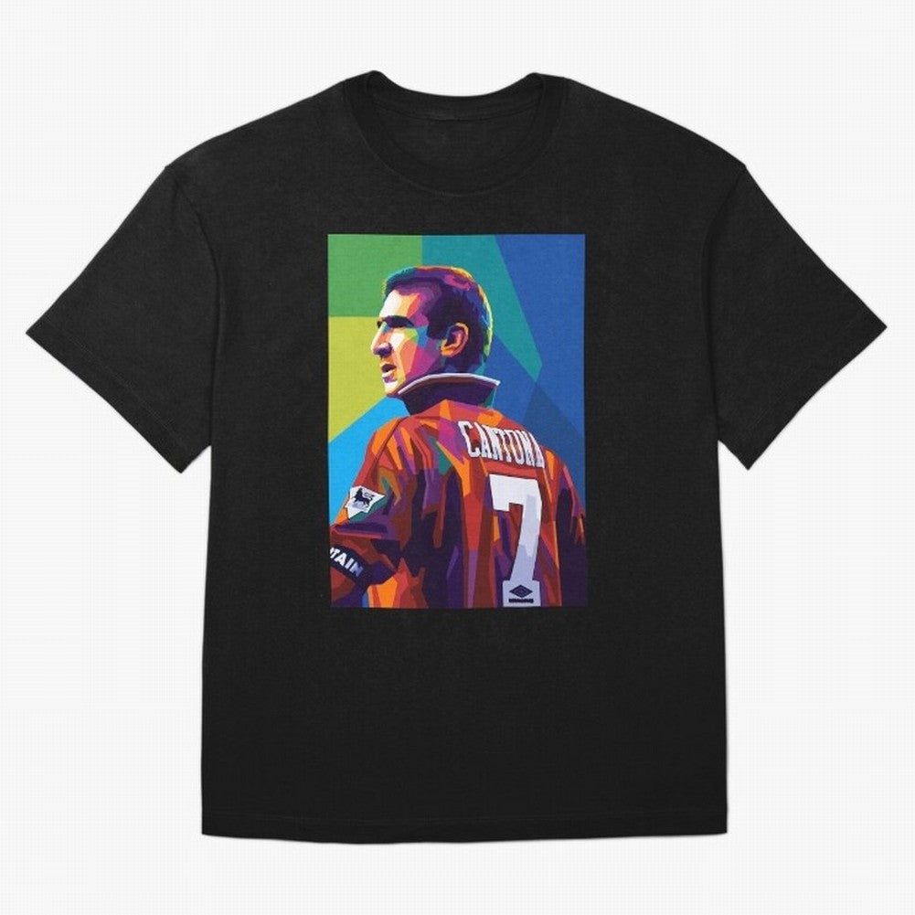 Cantona Man United 7 Pop Art Oversized T-Shirt Make Game Day About Match Day Hype around FIFA World Cup 2026 Group Stage, Haaland, England, Classic Soccer Heritage, Championship Pressure, Fan Loyalty and International Pride; Ideal for Fans Who