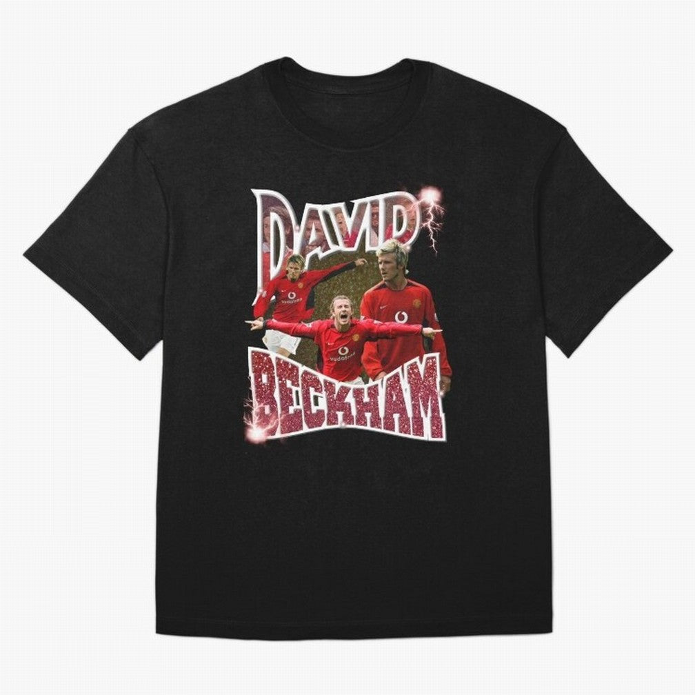 David Beckham Graphic Tee Oversized T-Shirt Capture FIFA World Cup 2026 Group Stage for Fans of Haaland and England and Germany, Bringing Football Passion, Legendary Performances, Festival Vibes and Supporter Community; Made for Die Hard