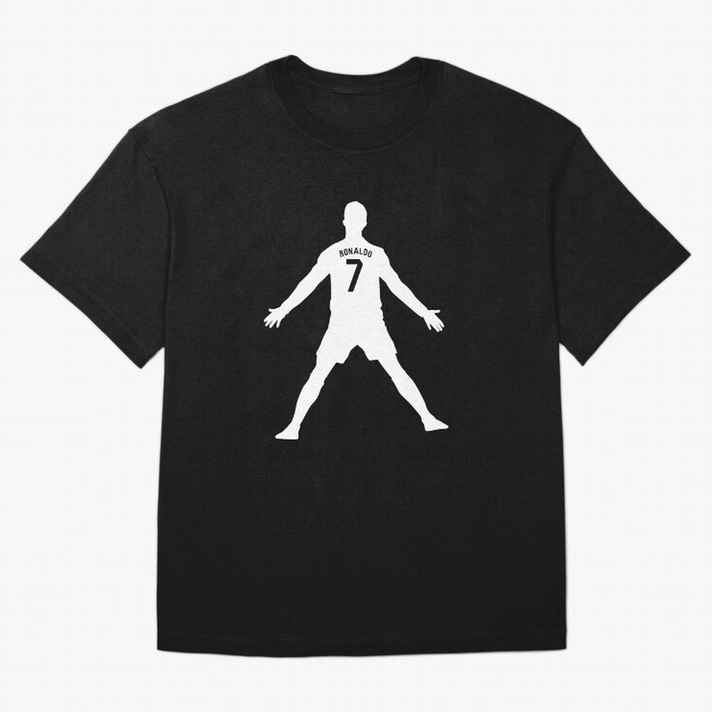 Cristiano Ronaldo Celebration in White Oversized T-Shirt Share the Excitement of Match Day Hype around FIFA World Cup 2026 Group Stage, Haaland and Mbappe, Germany, Championship Spirit, Famous Goals, Roaring Crowds and International Football Unity;
