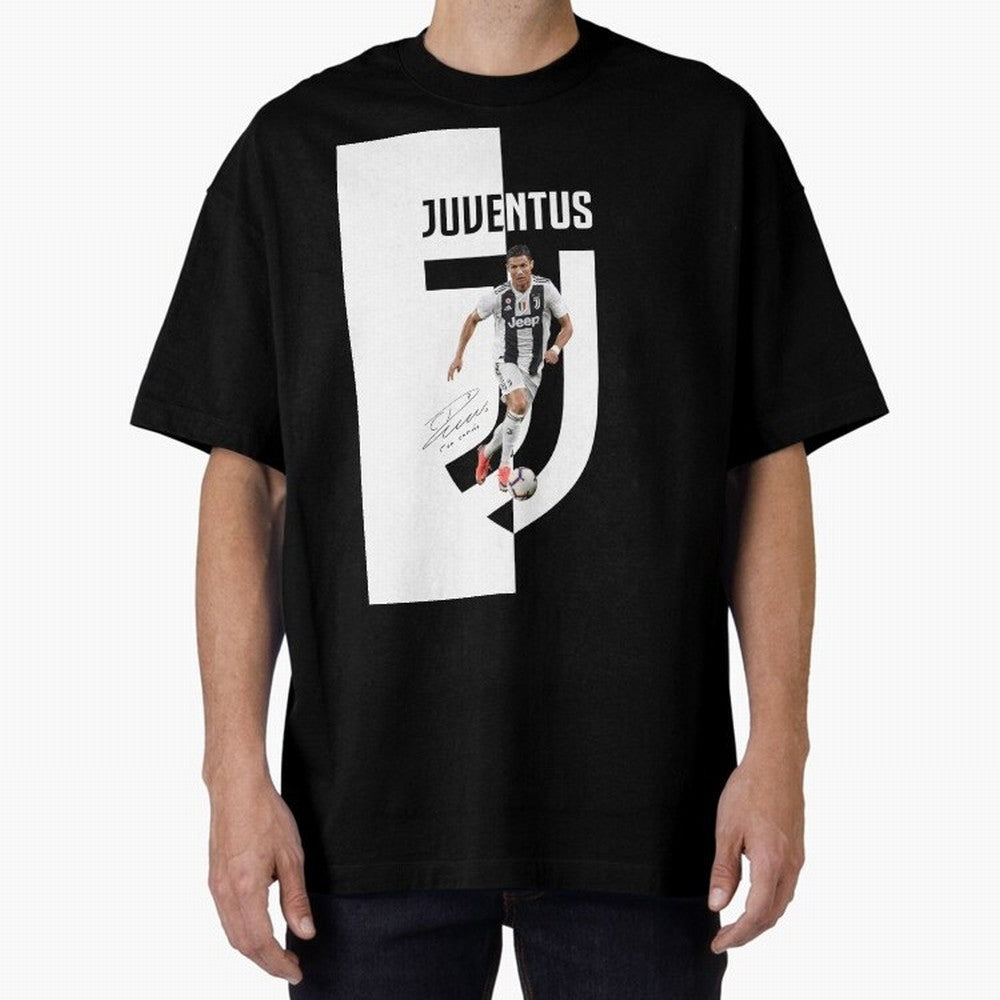 cristiano ronaldo - juventus - soccer top Oversized T-Shirt Discover Match Day Hype around FIFA World Cup 2026 Group Stage, Messi, Argentina and Brazil, Football Festival Excitement, Trophy Ambitions, Country Rivalries and Star Player Buzz; Ideal