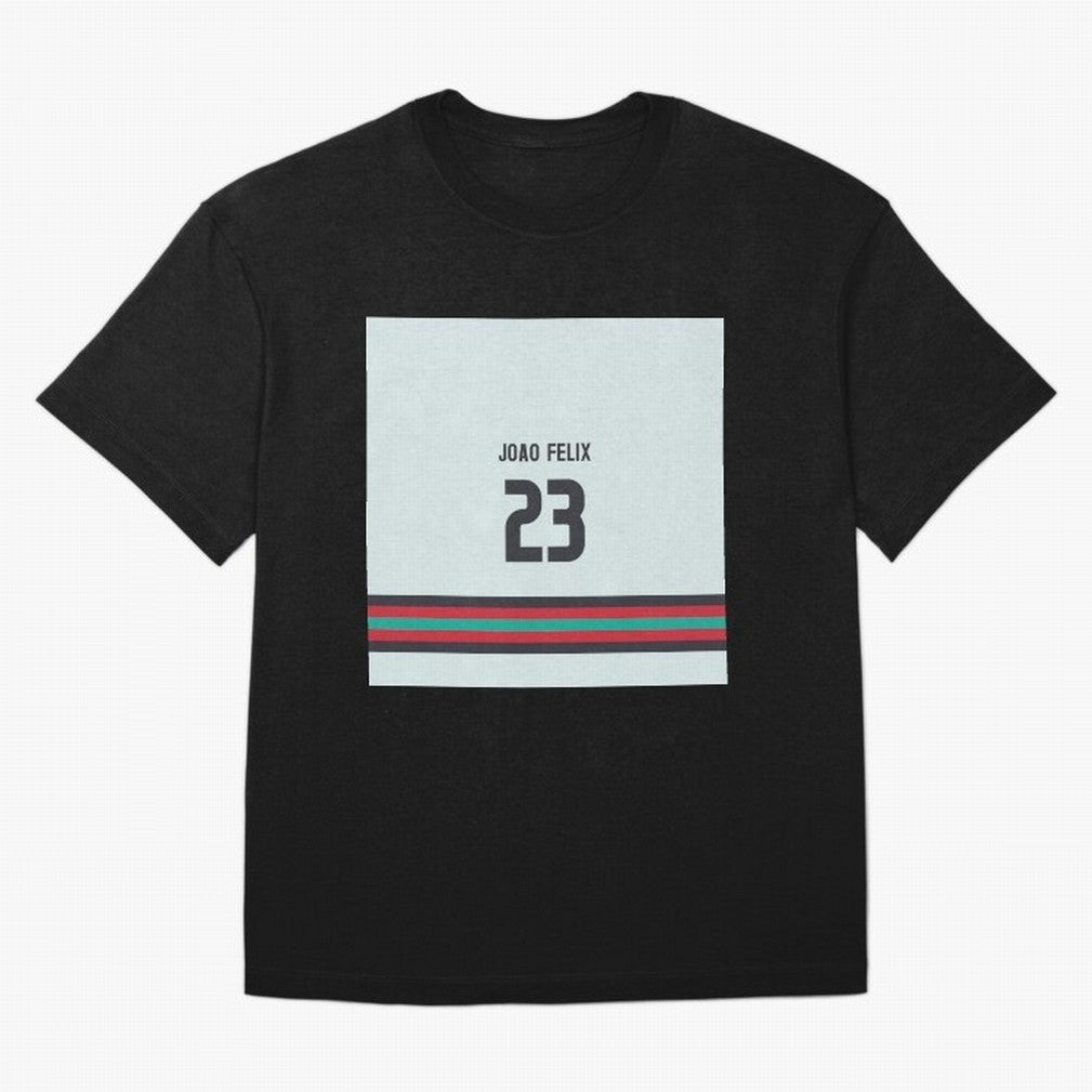 Joao Felix Portugal Away Oversized T-Shirt Feel Global Football Passion for FIFA World Cup 2026, Connected to Neymar, Haaland and Cristiano Ronaldo, England, Game Day Rituals, Football Legends, Country Pride and the Road to the Final; Ideal for