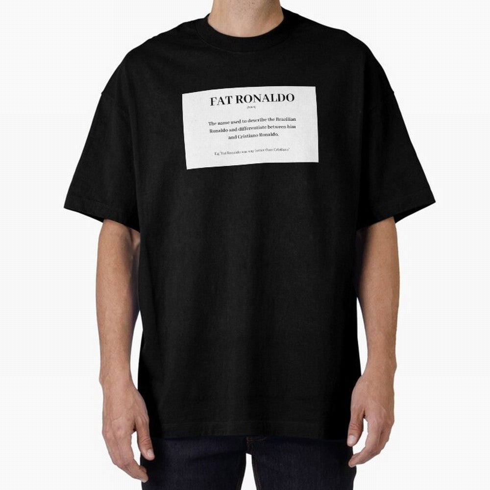 FAT RONALDO Oversized T-Shirt Back Your Heroes with the FIFA World Cup 2026 Group Stage Journey through Messi, CR7 and Mbappe Highlights, England, France and Netherlands Pride, Global Supporter Spirit, Legendary Goals, National Colors and